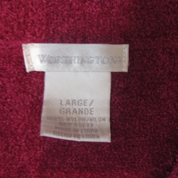 Soft & Fuzzy Teddy V-neck Sweater - Picture 3 of 4